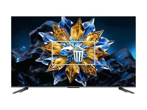 Désinstaller des applications sur TCL TCL Serie C6 Pro Smart TV QLED 4K 55" 55C655 Pro, audio Onkyo, Subwoofer