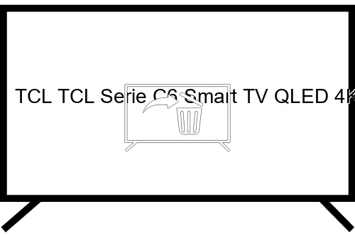 Desinstalar aplicaciones en TCL TCL Serie C6 Smart TV QLED 4K 65" 65C655, audio Onkyo con subwoofer, Dolby Vision - Atmos, Google TV