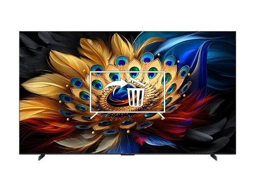 Uninstall apps on TCL TCL Serie C6 Smart TV QLED 4K 98" 98C655, 144Hz, audio Onkyo con subwoofer, Google TV