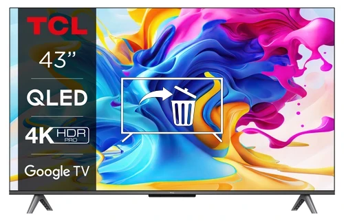 Désinstaller des applications sur TCL TCL Serie C64 4K QLED 43" 43C645  2023