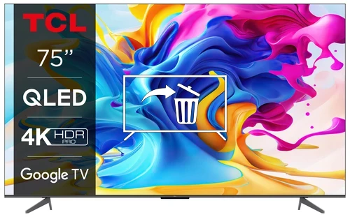 Uninstall apps on TCL TCL Serie C64 4K QLED 75" 75C645 Dolby Vision/Atmos Google TV 2023