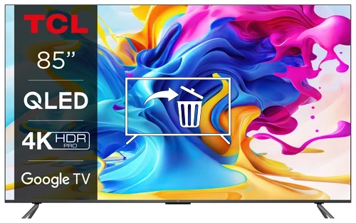 Desinstalar aplicaciones a TCL TCL Serie C64 4K QLED 85" 85C645 Dolby Vision/Atmos Google TV 2023