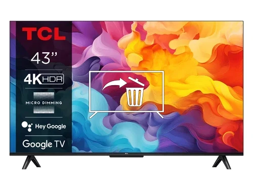 Uninstall apps on TCL TCL V6B 4K HDR TV