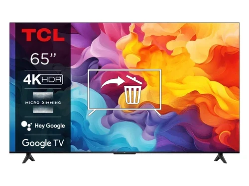 Desinstalar aplicaciones en TCL V6B 4K HDR TV