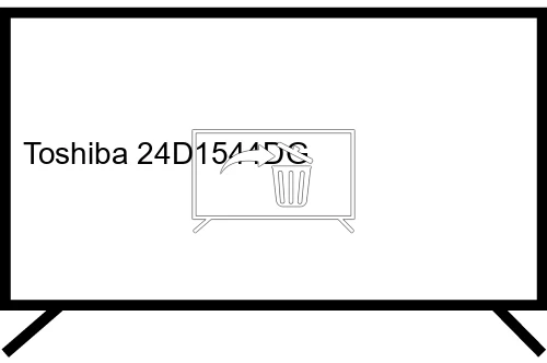 Désinstaller des applications sur Toshiba 24D1544DG