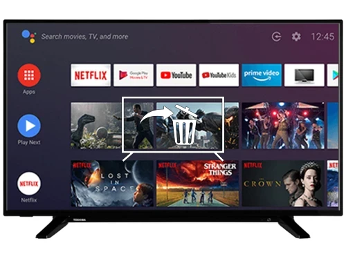 Uninstall apps on Toshiba 43LA2063DG