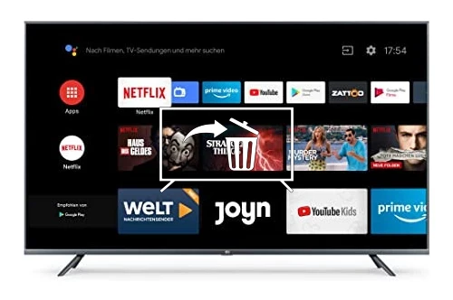 Uninstall apps on Xiaomi Mi LED TV 4S 55"