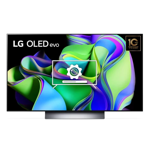 How to update LG 48C34APID TV software