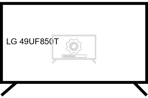 How to update LG 49UF850T TV software