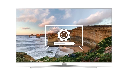 How to update LG 49UH770T TV software