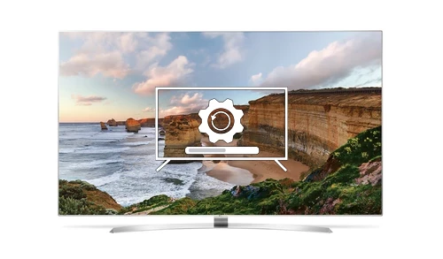 How to update LG 49UH850T TV software