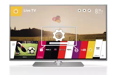 How to update LG 50LB650V TV software