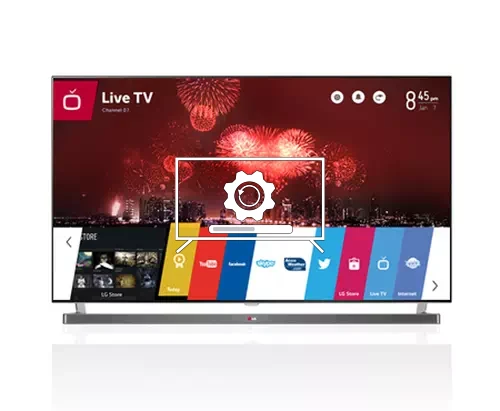 How to update LG 55LB870V TV software