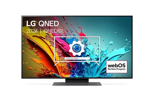 Cómo actualizar televisor LG 55QNED87T3B