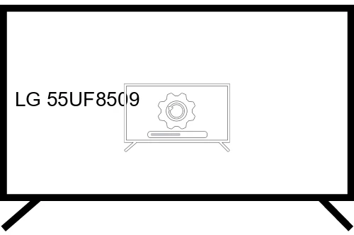 How to update LG 55UF8509 TV software