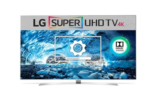 How to update LG 55UH950T TV software