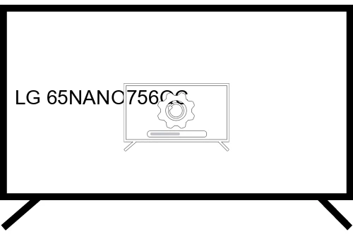 How to update LG 65NANO756QC TV software