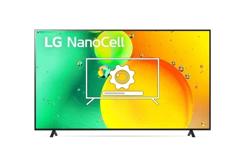 How to update LG 75NANO753QA TV software