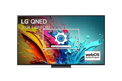 How to update LG 75QNED87T6B TV software