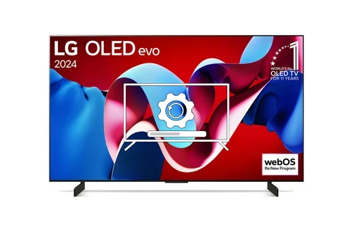 How to update LG OLED42C48LA TV software