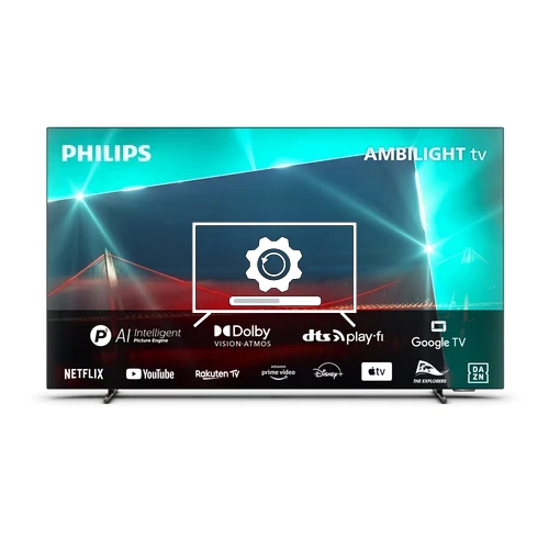 How to update Philips OLED 48OLED718 4K Ambilight TV TV software