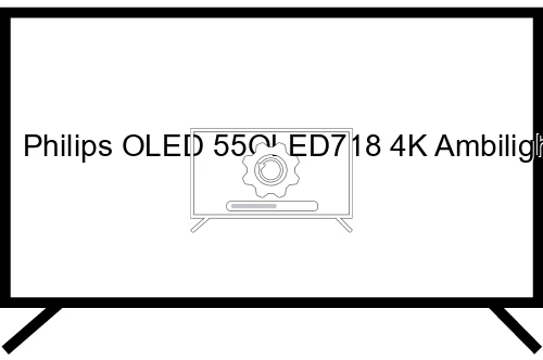 How to update Philips OLED 55OLED718 4K Ambilight TV TV software