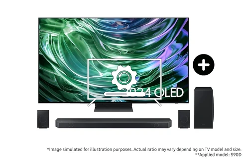 Update Samsung 2024 77” S90D OLED 4K TV and Q930D Q-Series Soundbar with Subwoofer and Rear Speakers operating system