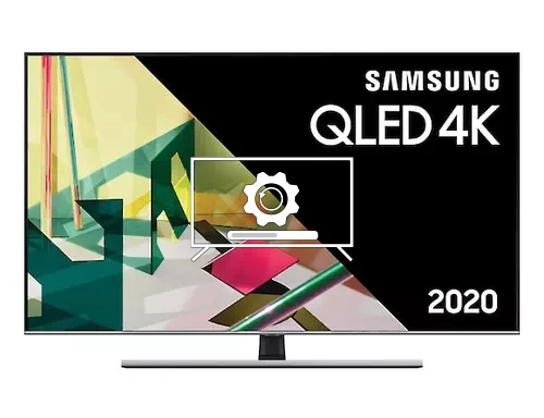 How to update Samsung 55Q74T TV software