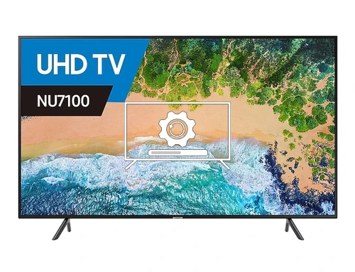 How to update Samsung NU7100 TV software