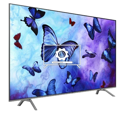 How to update Samsung QE55Q6FNATXZG TV software