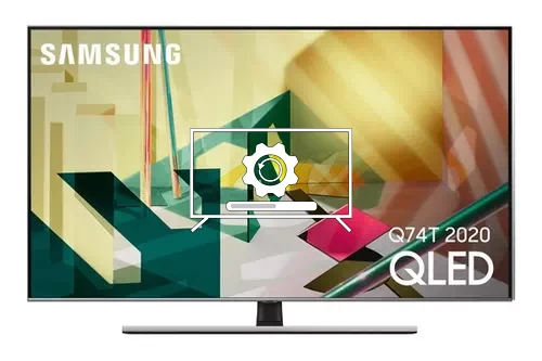 How to update Samsung QE55Q74TATXXC TV software