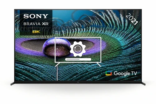 How to update Sony 85Z9J TV software