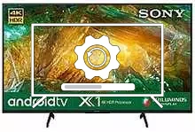 How to update Sony KD-43X8000H TV software