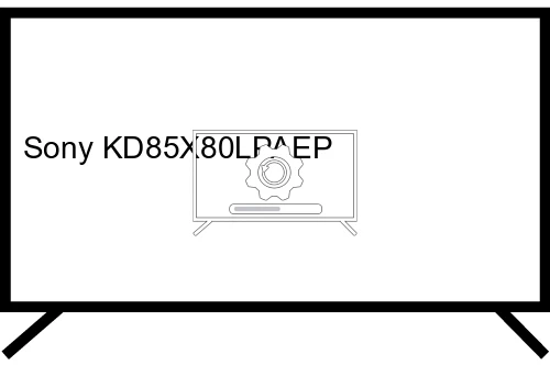 How to update Sony KD85X80LPAEP TV software