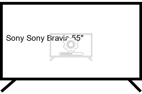 Mettre à jour le système d'exploitation Sony Sony Bravia 55"