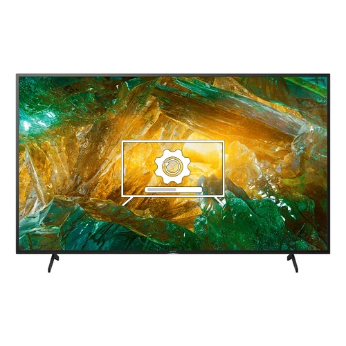 Cómo actualizar televisor Sony X800H