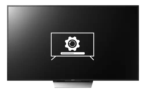 How to update Sony X850D TV software