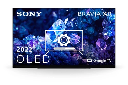 How to update Sony XR-42A90K TV software