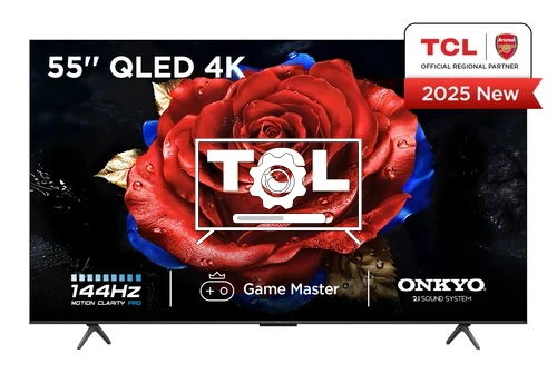 How to update TCL 55T8C-UK TV software