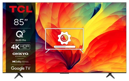 Comment mettre à jour le téléviseur TCL 85QLED780 4K QLED Google TV