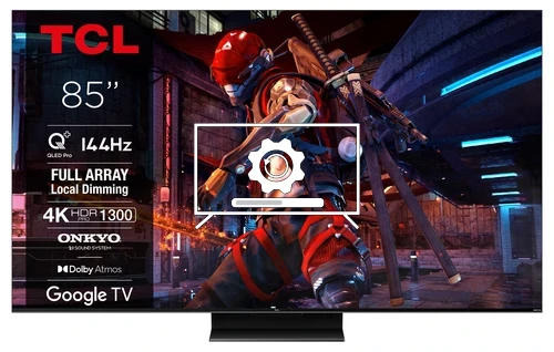 How to update TCL 85QLED870 TV software