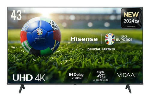 Hisense 43A6N TV 109.2 cm (43") 4K Ultra HD Smart TV Wi-Fi Black 0