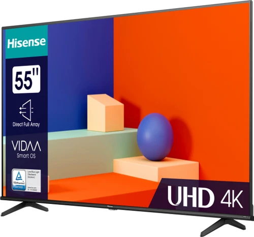 Hisense 55E63KT TV 139.7 cm (55") 4K Ultra HD Smart TV Wi-Fi Black, Grey 300 cd/m² 0