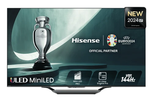 Hisense 55U7NQ TV 139.7 cm (55") 4K Ultra HD Smart TV Wi-Fi Grey 500 cd/m² 0