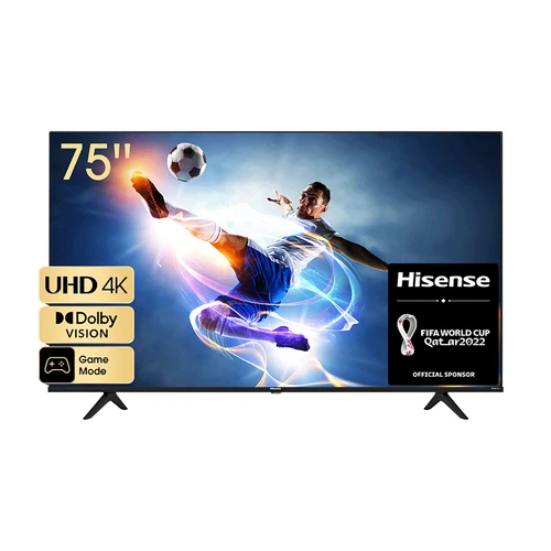Hisense 75″ A6BG 190.5 cm (75") 4K Ultra HD Smart TV Wi-Fi Black 300 cd/m² 0