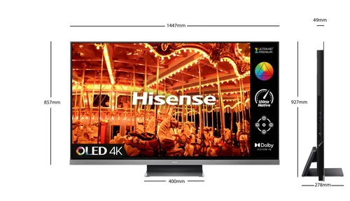 Hisense 65A9HTUK TV 165.1 cm (65") 4K Ultra HD Smart TV Wi-Fi 1