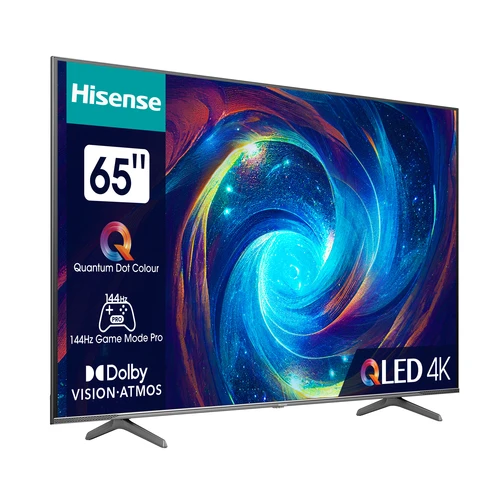 Hisense 65E79KQ PRO 165.1 cm (65") 4K Ultra HD Smart TV Wi-Fi Black 350 cd/m² 2