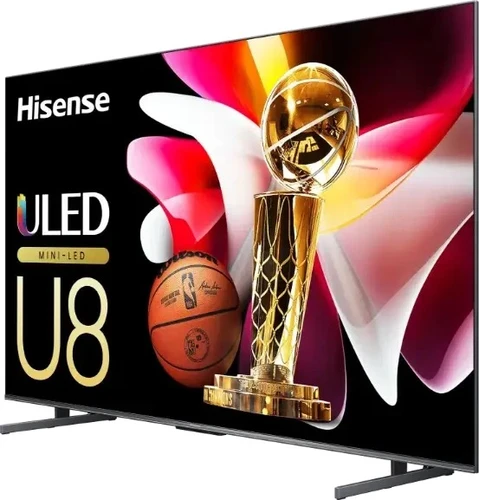 Hisense Class U8 139.7 cm (55") 4K Ultra HD Smart TV Wi-Fi Black 3000 cd/m² 3