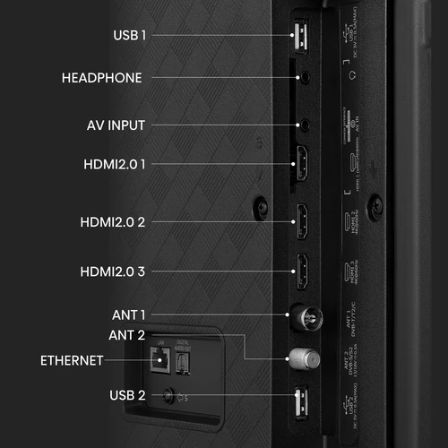Hisense 65A6K TV 165,1 cm (65") 4K Ultra HD Smart TV Wifi Noir 7