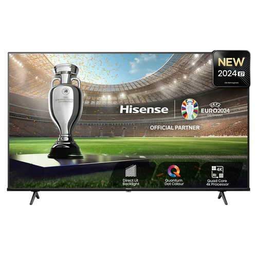 Hisense 43E7NQTUK Televisor 109,2 cm (43") 4K Ultra HD Smart TV Wifi Negro 350 cd / m²
